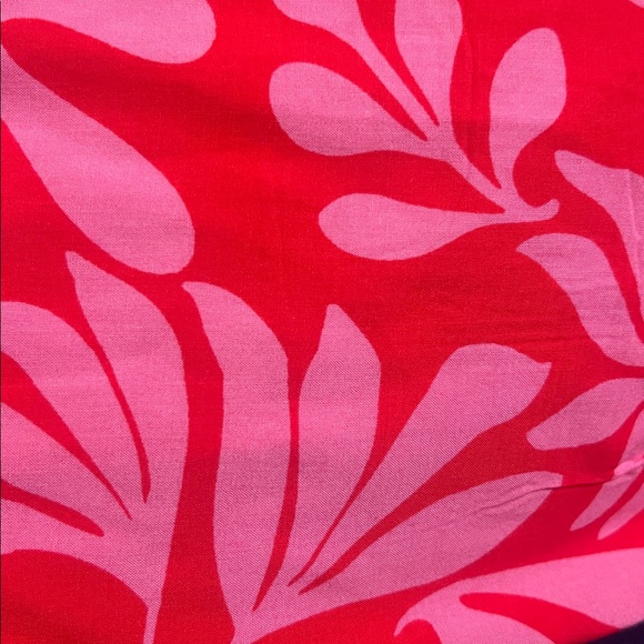 Shade & Shore Red and Pink Wide Leg Pants - Picture 4 of 7